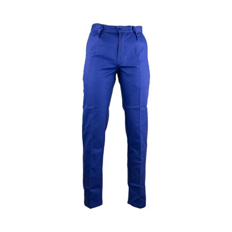 Pantalon bleu de travail en coton LMA Clou