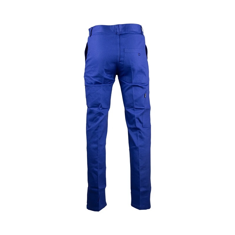 Pantalon bleu de travail en coton LMA Clou