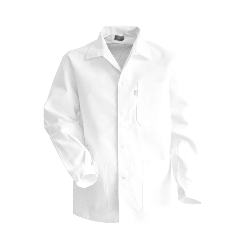 Veste de peintre blanche en coton LMA Rouleau