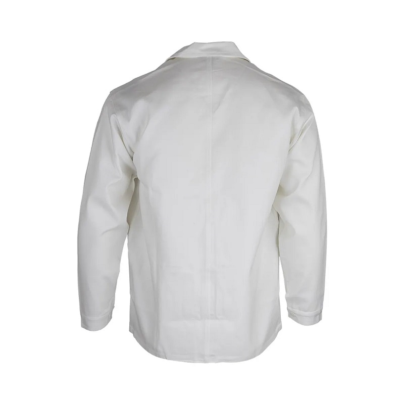 Veste de peintre blanche en coton LMA Rouleau