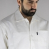 Veste de peintre blanche en coton LMA Rouleau