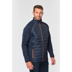 Doudoune matelassée bi-matière bicolore WK6147 Kariban