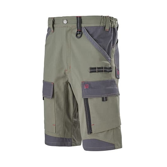 Short Homme - Non Spécifié - Pantacourt Cargo - Coton Et Lin - Taille Élastique - Noir Noir