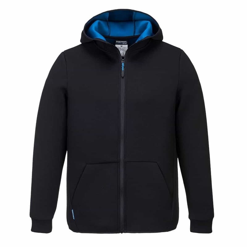 Sweat-shirt à Capuche Polaire Pour Homme - Chaud, Doux Et Confortable - Coloris Noir, Gris - Taille Normale à Ample