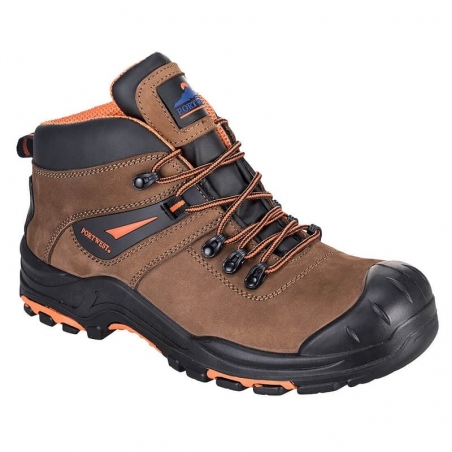 Chaussures De Sécurité Montantes Unisexes - Antidérapantes, Avec Embout Acier, Légères Et Respirantes Pour Travail Et Randonnée
