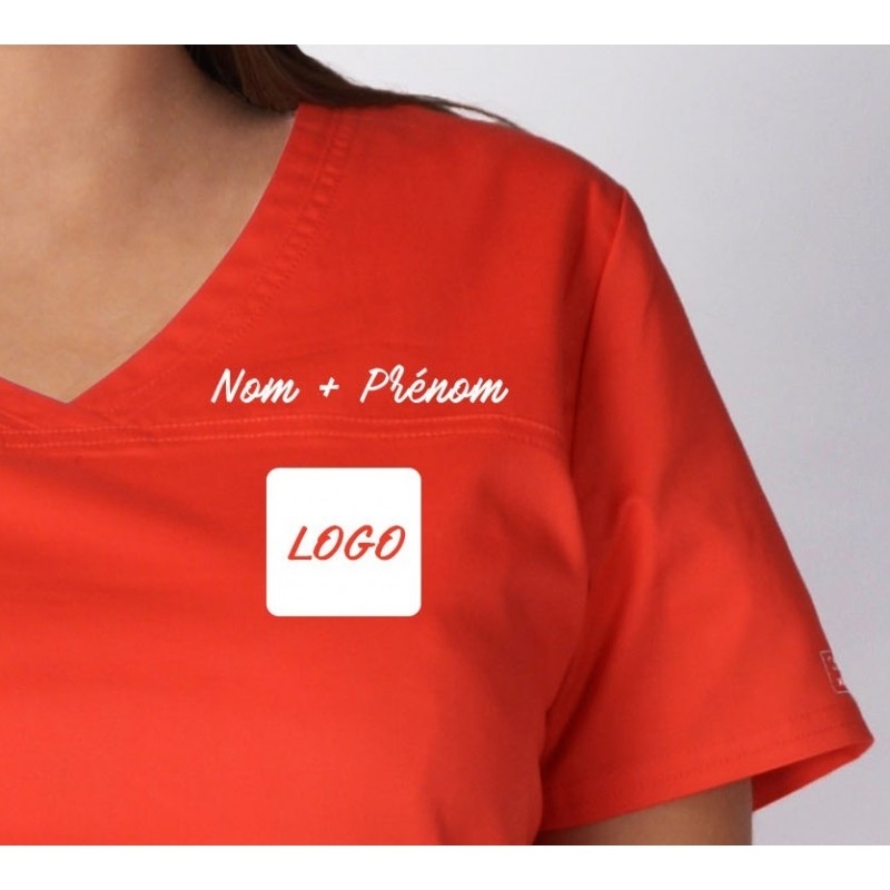 Broderie Nom Prénom et Logo