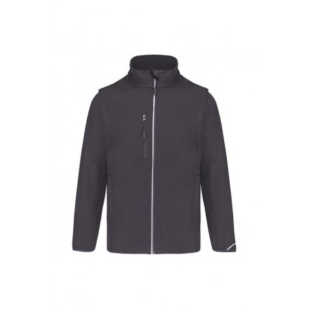 Softshell de Travail homme manches amovibles PA323 PROACT