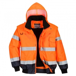 Blouson Haute-Visibilité bicolore Orange/Marine Portwest C465