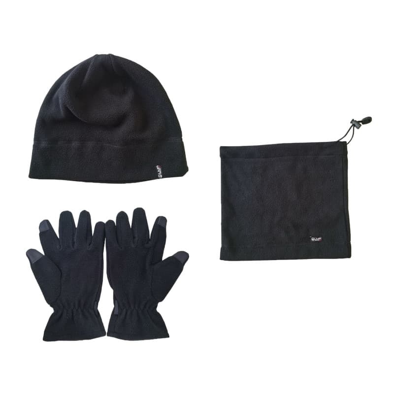 Lot 1 bonnet 1 cache-cou 1 paire de gants en polaire Arctic LMA