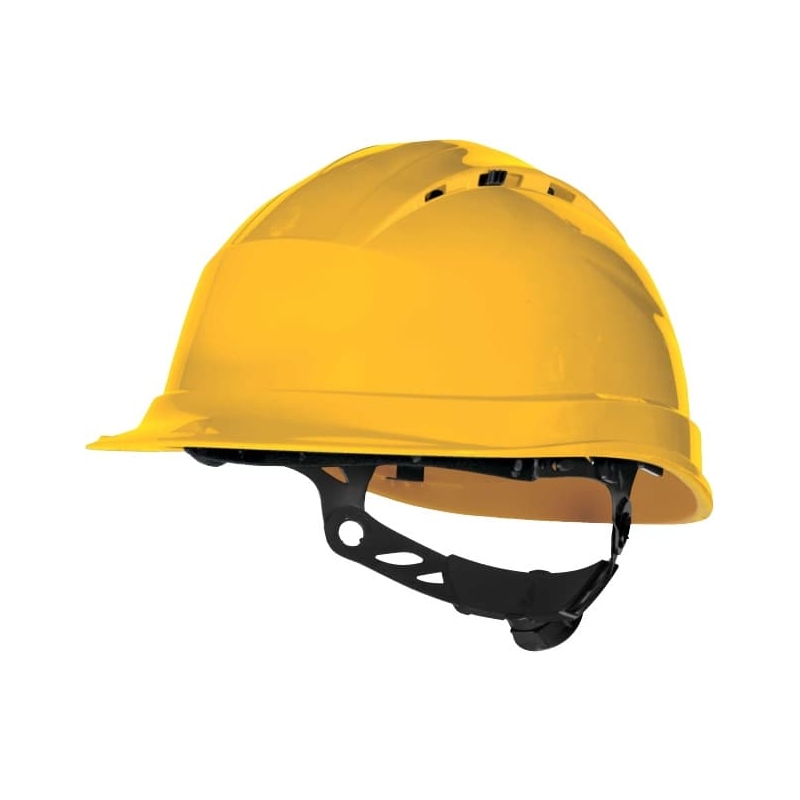 Casque de chantier ventilé avec visière courte Deltas Plus