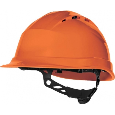 Casque de chantier ventilé avec visière courte Deltas Plus