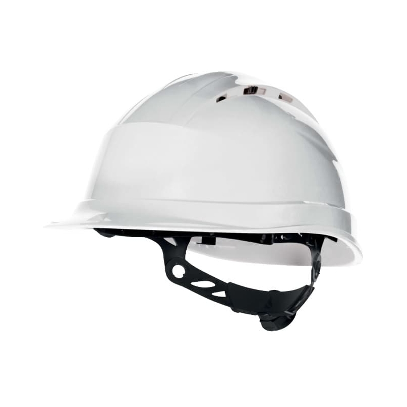 Casque de chantier ventilé avec visière courte Deltas Plus