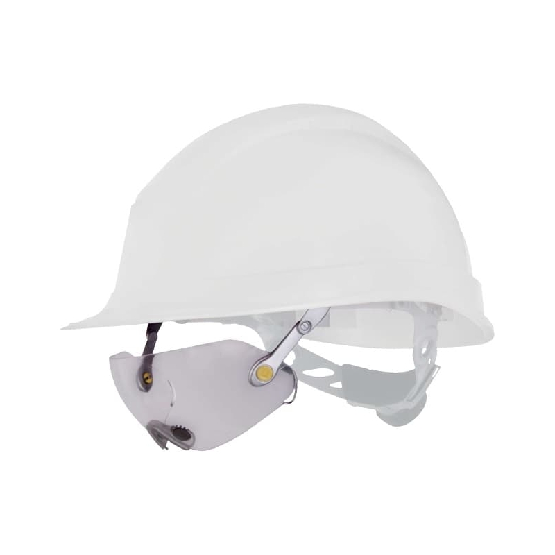 Lunettes de protection adaptables sur casque de chantier Delta Plus