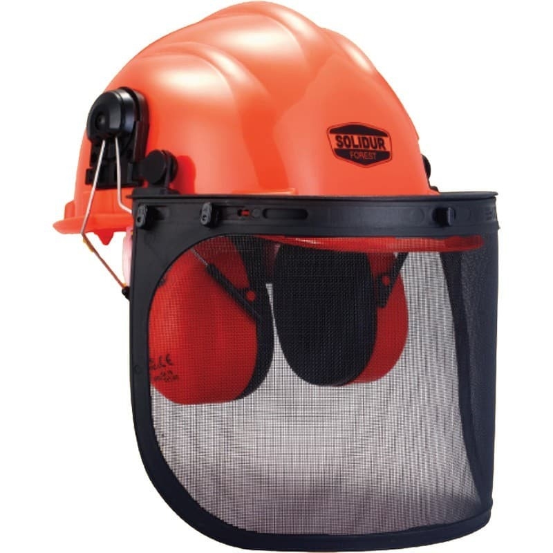 Casque Forestier complet pour bûcheron CA01 Solidur