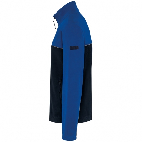 Veste micropolaire bicolore antiboulochage WK904 Kariban
