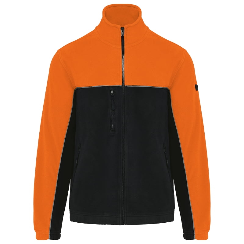 Veste micropolaire bicolore antiboulochage WK904 Kariban
