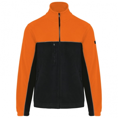 Veste micropolaire bicolore antiboulochage WK904 Kariban