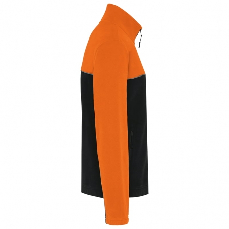 Veste micropolaire bicolore antiboulochage WK904 Kariban