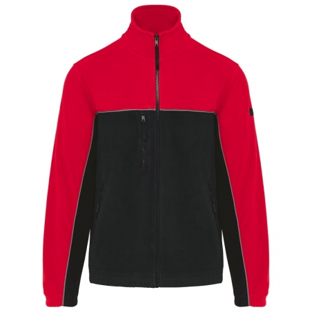 Veste micropolaire bicolore antiboulochage WK904 Kariban