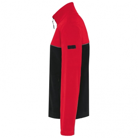 Veste micropolaire bicolore antiboulochage WK904 Kariban
