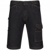 Bermuda de travail denim multipoches WK715 Kariban