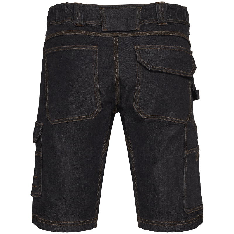Bermuda de travail denim multipoches WK715 Kariban