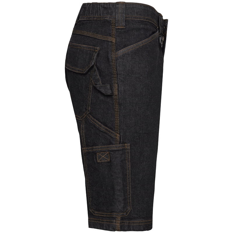 Bermuda de travail denim multipoches WK715 Kariban
