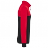 Sweat col zippé bicolore écoresponsable WK404 Kariban