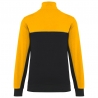 Sweat col zippé bicolore écoresponsable WK404 Kariban