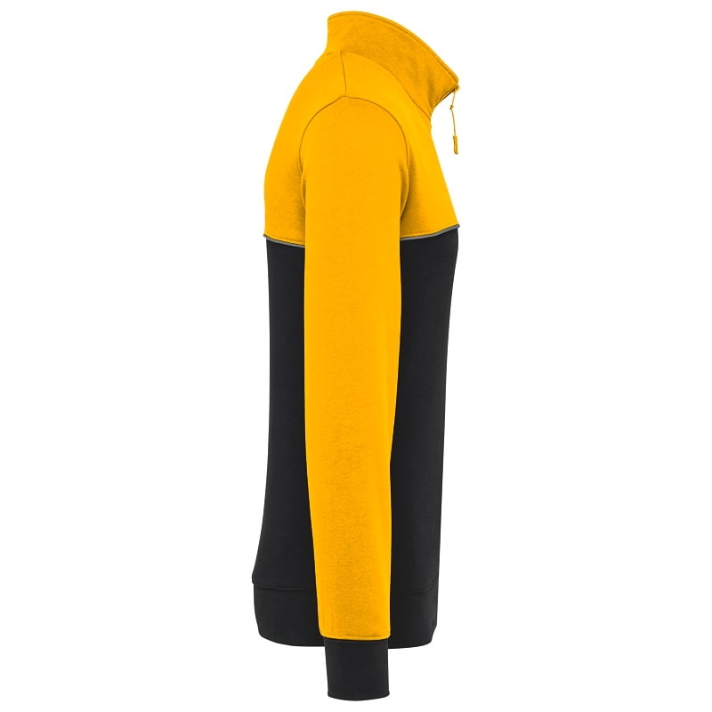 Sweat col zippé bicolore écoresponsable WK404 Kariban