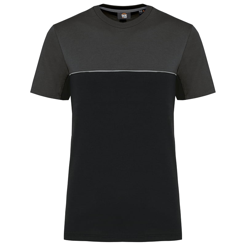 T-shirt de travail bicolore résistant écoresponsable WK304 Kariban