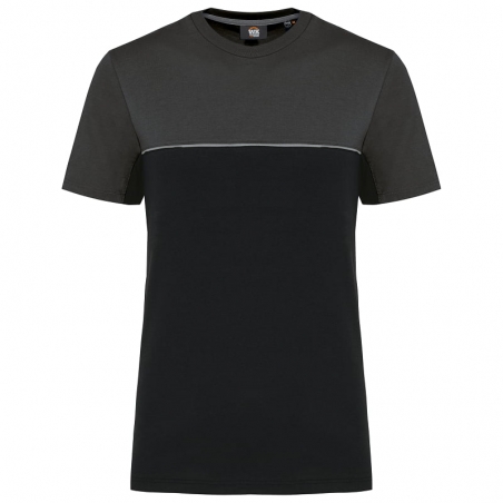 T-shirt de travail bicolore résistant écoresponsable WK304 Kariban