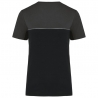 T-shirt de travail bicolore résistant écoresponsable WK304 Kariban