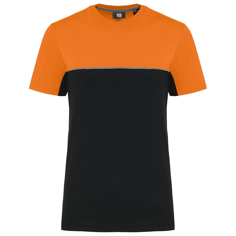 T-shirt de travail bicolore résistant écoresponsable WK304 Kariban
