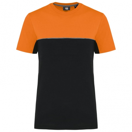 T-shirt de travail bicolore résistant écoresponsable WK304 Kariban