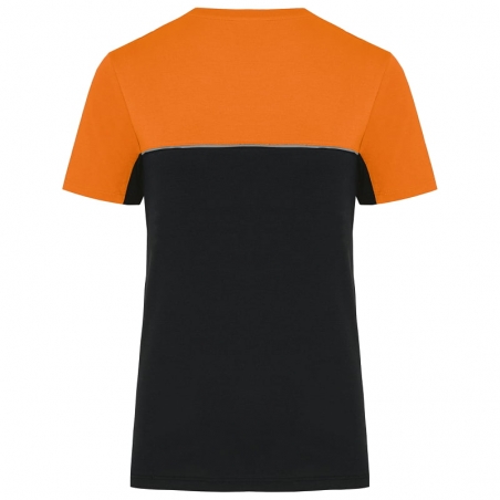T-shirt de travail bicolore résistant écoresponsable WK304 Kariban