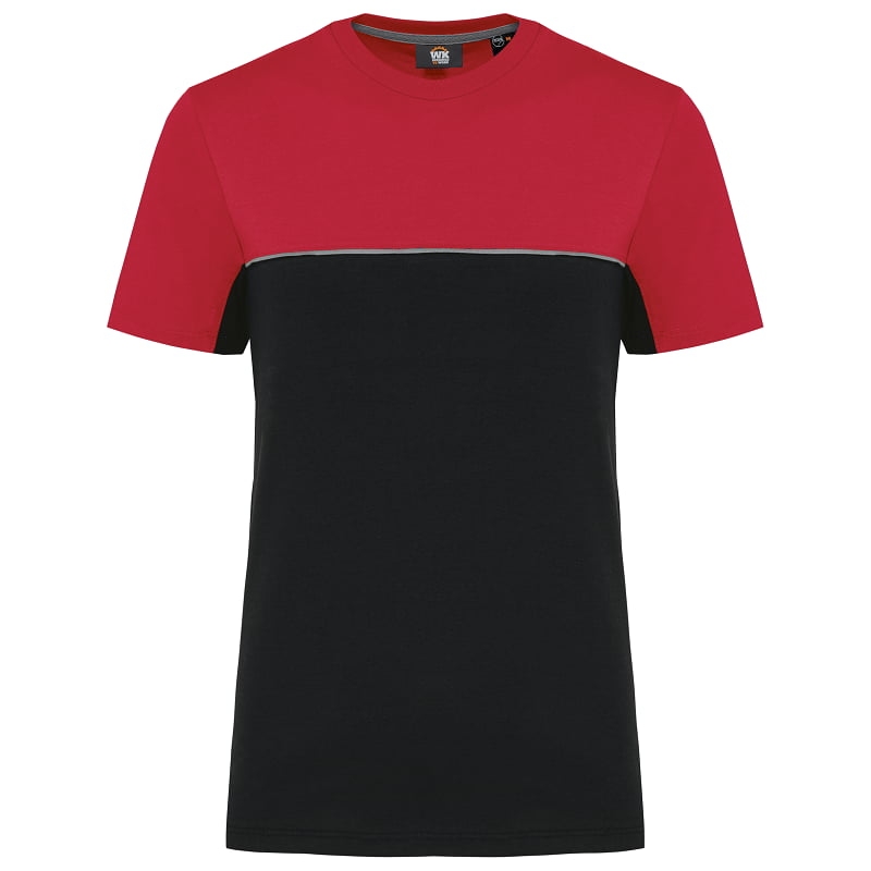 T-shirt de travail bicolore résistant écoresponsable WK304 Kariban
