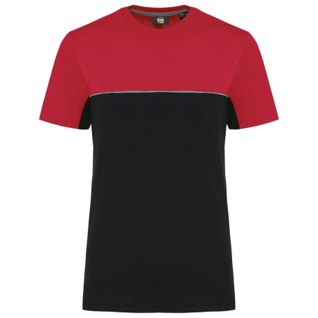 T-shirt de travail bicolore résistant écoresponsable WK304 Kariban