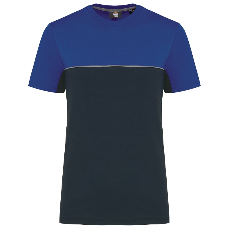 T-shirt de travail bicolore résistant écoresponsable WK304 Kariban