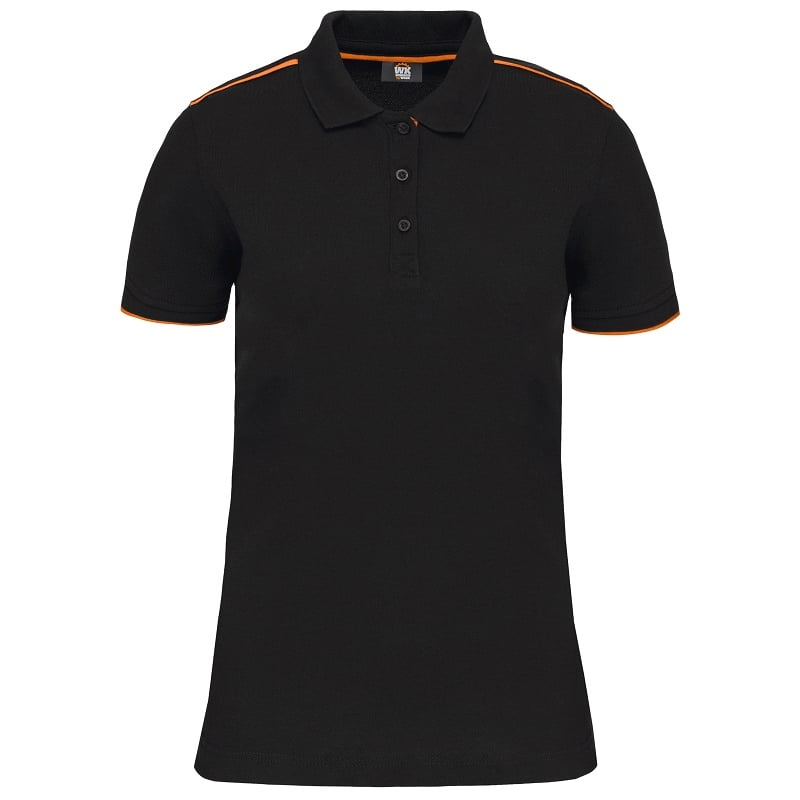 Polo de travail femme bicolore antiboulochage WK271 Kariban