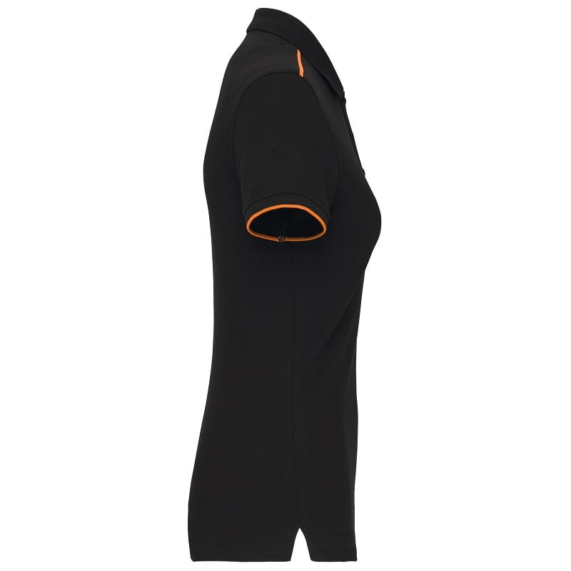 Polo de travail femme bicolore antiboulochage WK271 Kariban