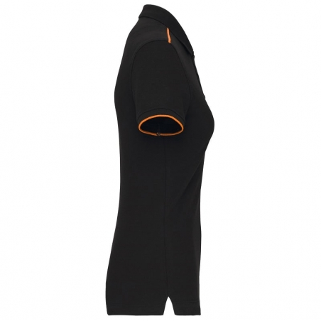 Polo de travail femme bicolore antiboulochage WK271 Kariban