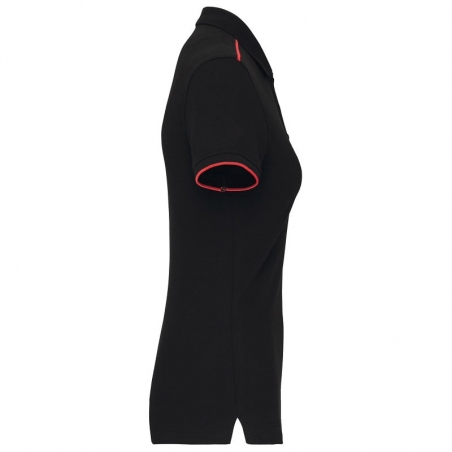 Polo de travail femme bicolore antiboulochage WK271 Kariban