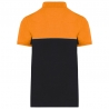 Polo de travail unisexe antiboulochage bicolore WK210 Kariban