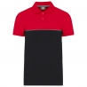 Polo de travail unisexe antiboulochage bicolore WK210 Kariban
