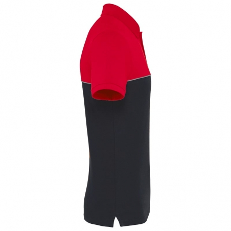 Polo de travail unisexe antiboulochage bicolore WK210 Kariban