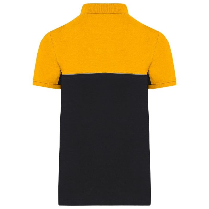 Polo de travail unisexe antiboulochage bicolore WK210 Kariban