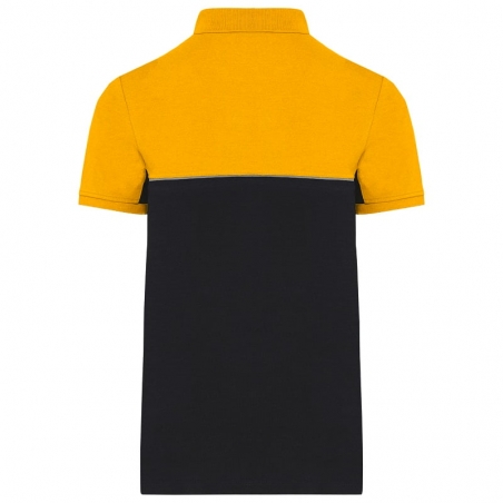 Polo de travail unisexe antiboulochage bicolore WK210 Kariban