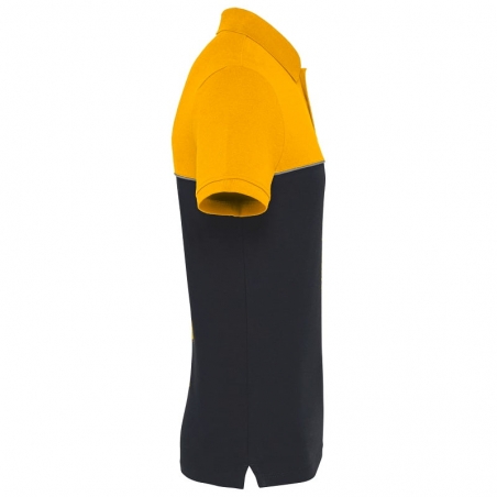 Polo de travail unisexe antiboulochage bicolore WK210 Kariban
