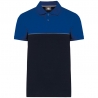 Polo de travail unisexe antiboulochage bicolore WK210 Kariban